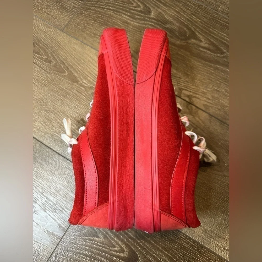 VANS Bold Ni LX Nubuck Suede Racing Red Chili Pepper Ultracush